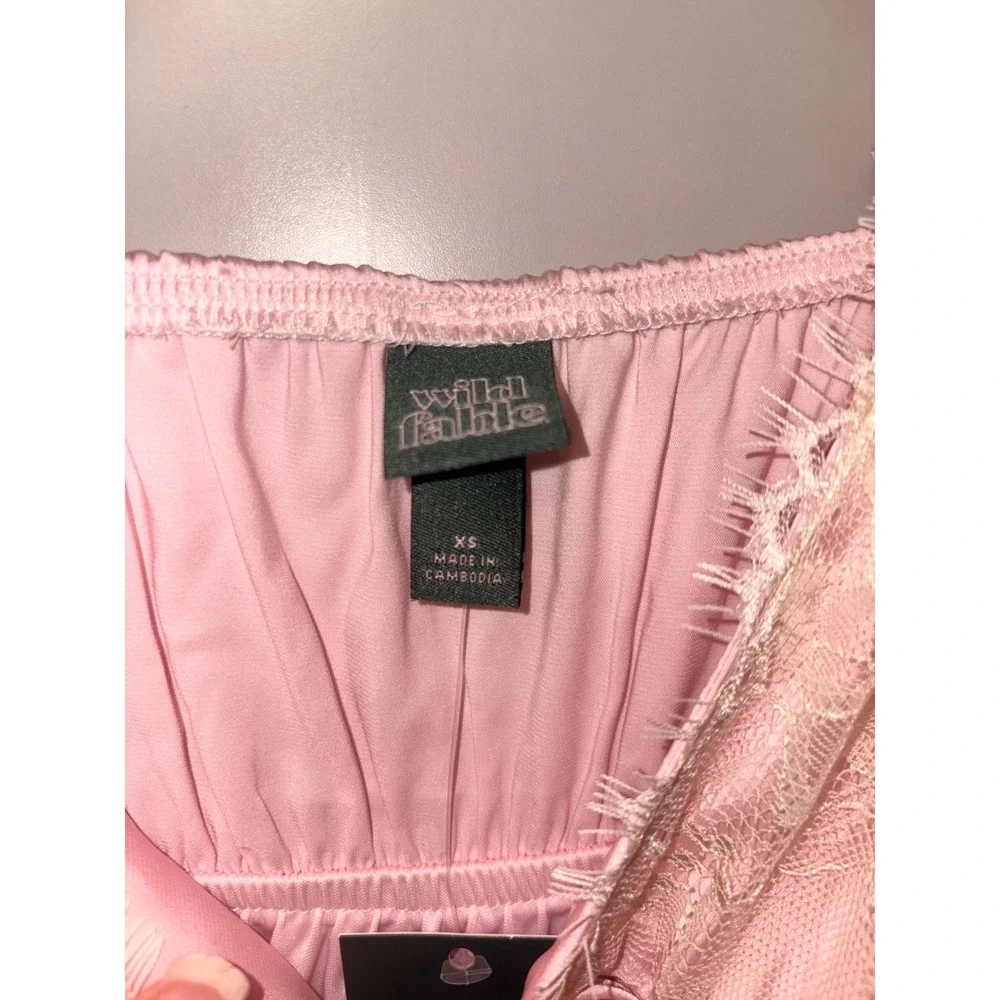 wild fable satin slip
